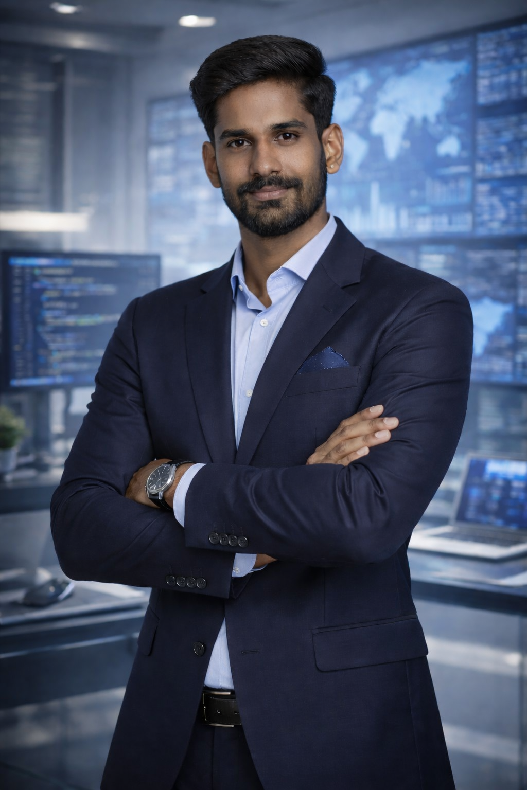 Hariharan Singaram, Founder and CEO of Crorso, professional portrait